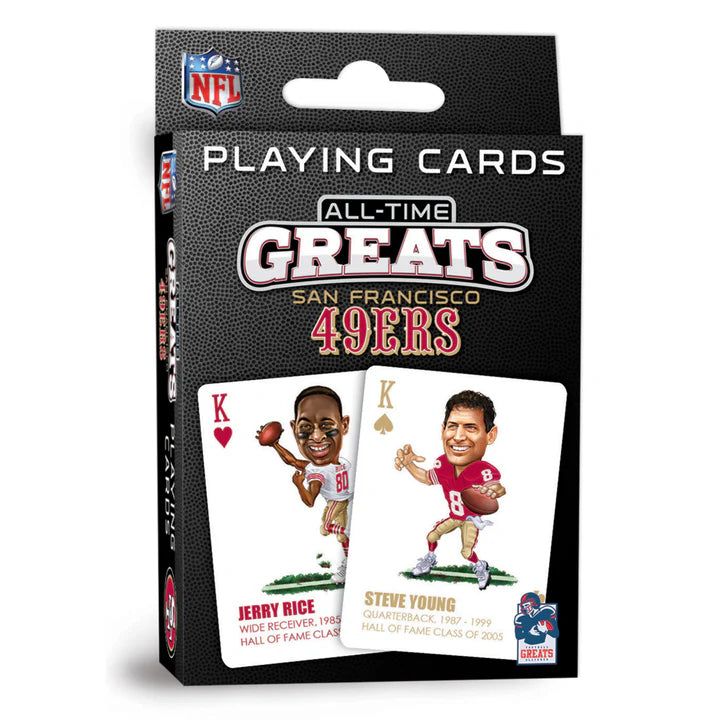 San Francisco 49ers All-Time Greats Playing Cards - 54 Card Deck