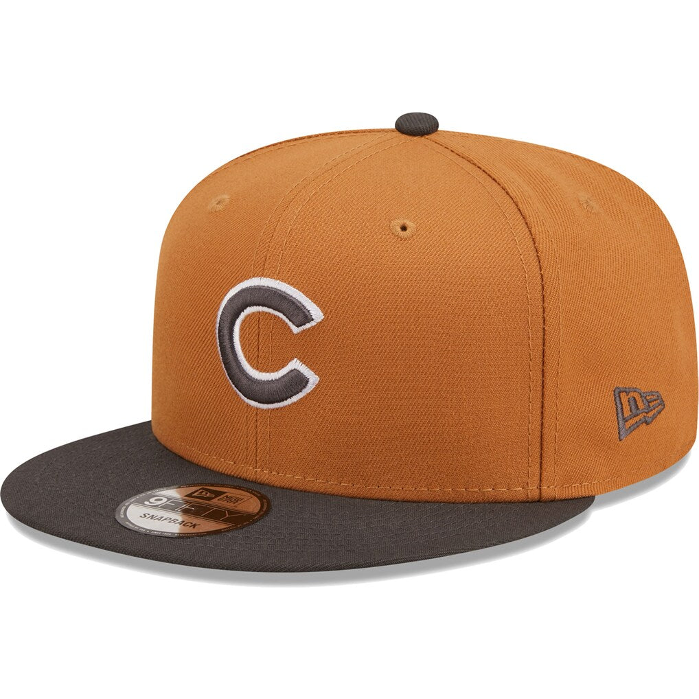 New Era Chicago Cubs 2-Tone Color Pack 9FIFTY Snapback Hat-Bronze/Charcoal