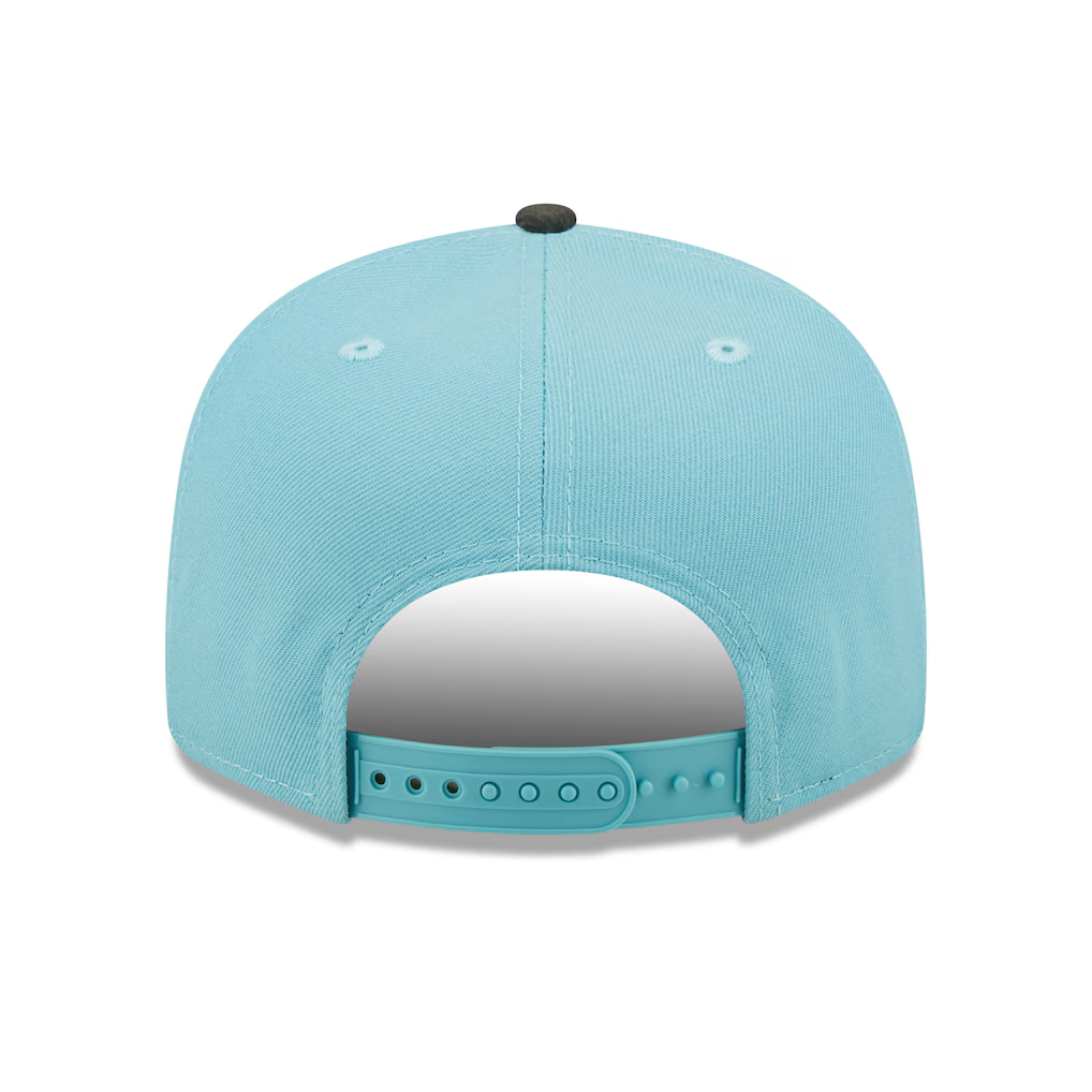 New Era Atlanta Braves 2-Tone Color Pack 9FIFTY Snapback Hat-Light Blue/Charcoal