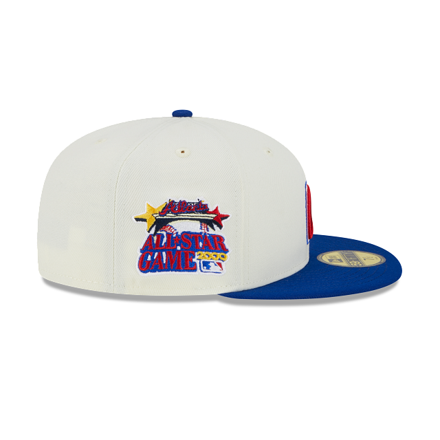 New Era Atlanta Braves Throwback 2000 All Star Side Patch 59FIFTY Fitted Ivory Hat