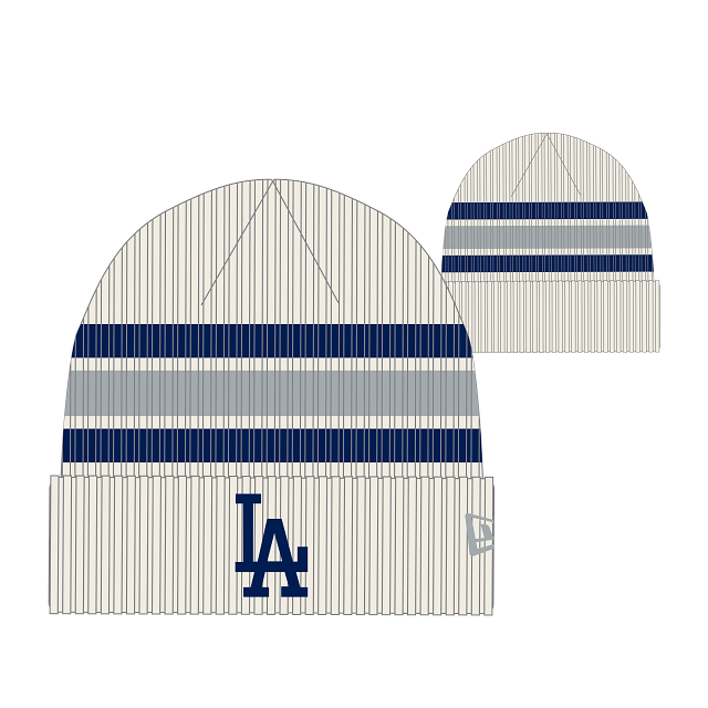 New Era Youth Los Angeles Dodgers Vintage Cuffed Knit