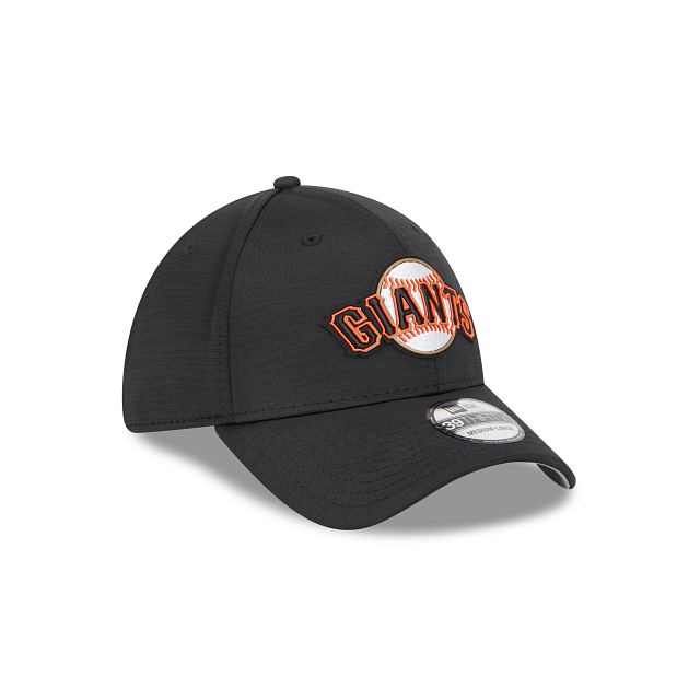 NEW ERA SAN FRANCISCO GIANTS CLUBHOUSE CLASSIC 39THIRTY STRETCH FIT HAT-BLACK