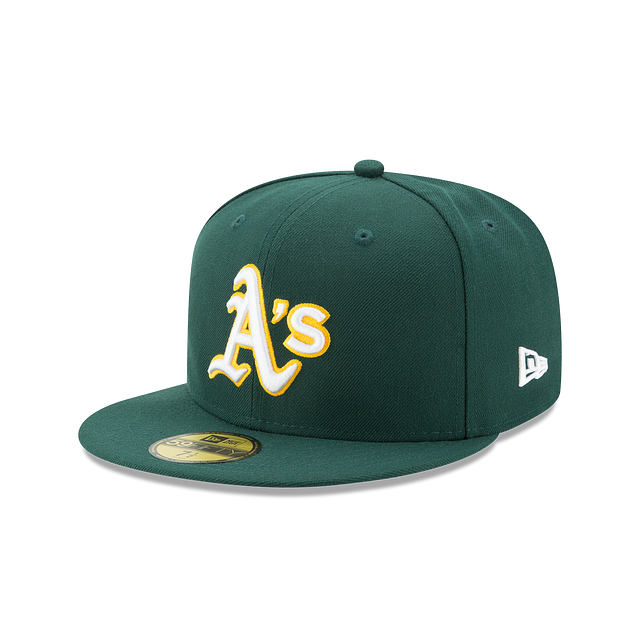 New Era Oakland Athletics MLB Basic 9FIFTY Snapback Hat-Dark Green