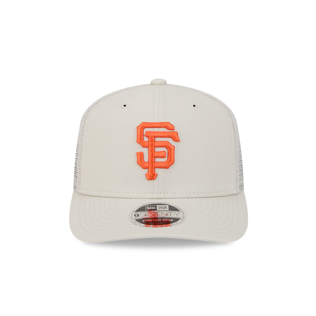 New Era San Francisco Giants Canvas 9SEVENTY Trucker Adjustable Cap