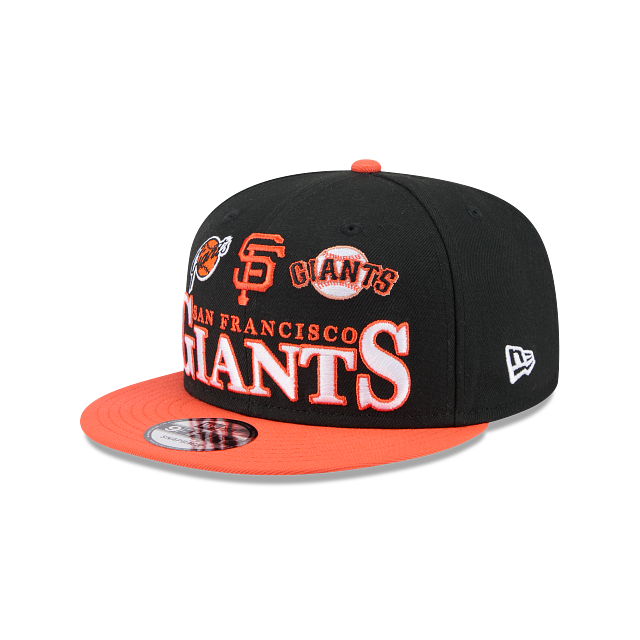 New Era San Francisco Giants Archive Multi Logo 9FIFTY Snapback Hat -