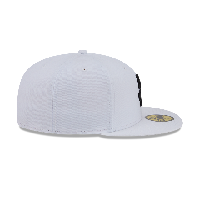New Era San Diego Padres Color Basic 59FIFTY Fitted Hat- White/Black
