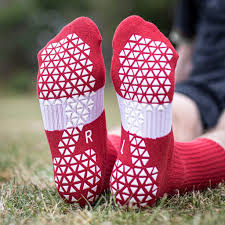 PURE GRIP SOCKS PRO- RED