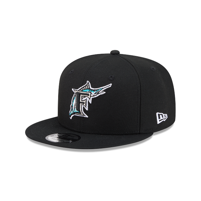 New Era Miami Marlins Cooperstown Alternative 9FIFTY Snapback Hat