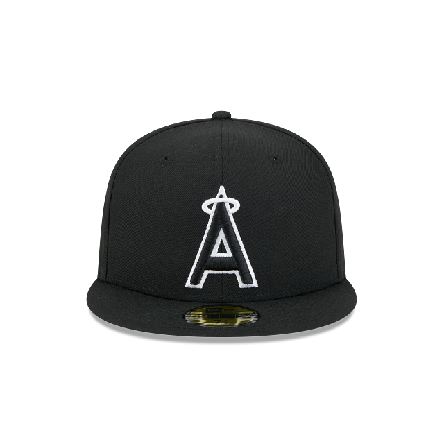 New Era Los Angeles Angels Side Patch 2010 All-Star Game 59fifty Fitted Hat-Black/White
