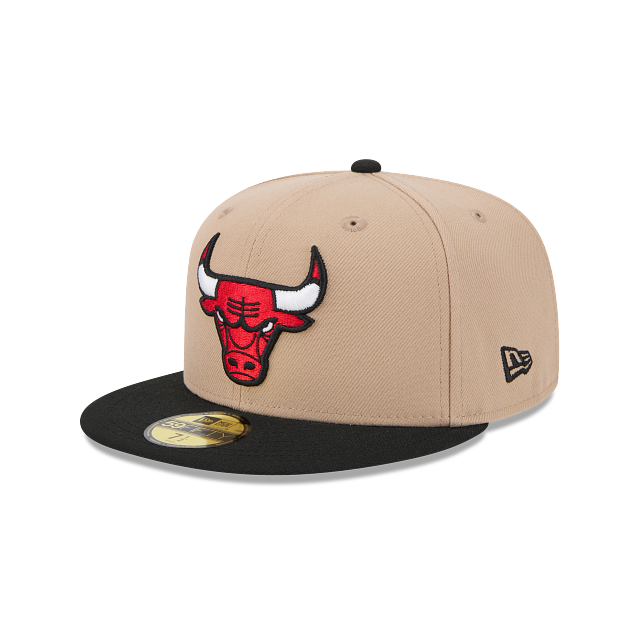 New Era Chicago Bulls 59FIFTY Fitted Hat-Camel