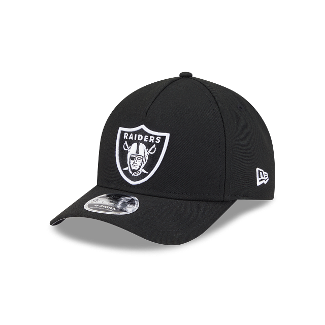 New Era Las Vegas Raiders M-Crown 9FORTY A-Frame Adjustable Hat-Black/White