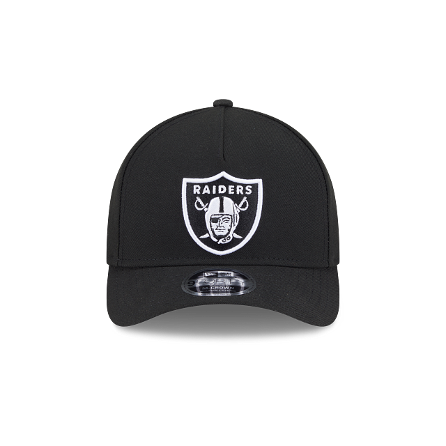 New Era Las Vegas Raiders M-Crown 9FORTY A-Frame Adjustable Hat-Black/White