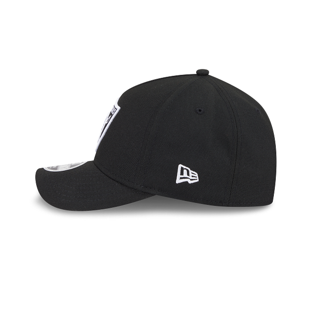New Era Las Vegas Raiders M-Crown 9FORTY A-Frame Adjustable Hat-Black/White