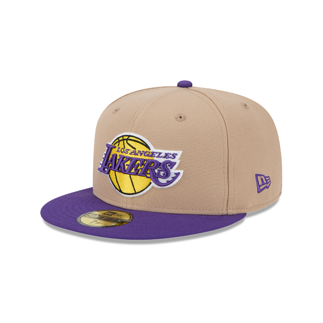 New Era Los Angeles Lakers 59FIFTY Fitted Hat-Camel