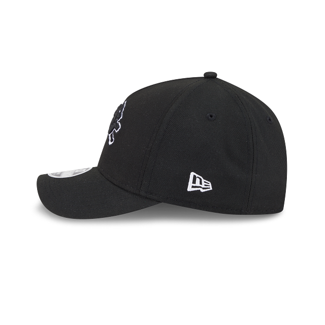 New Era Detroit Lions M-Crown 9FORTY A-Frame Adjustable Hat-Black/White