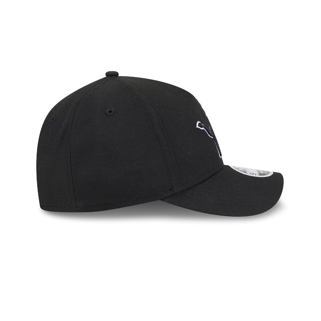 New Era Detroit Lions M-Crown 9FORTY A-Frame Adjustable Hat-Black/White