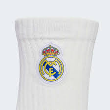Adidas Metro Socks Real Madrid Team Socks- White/Blue