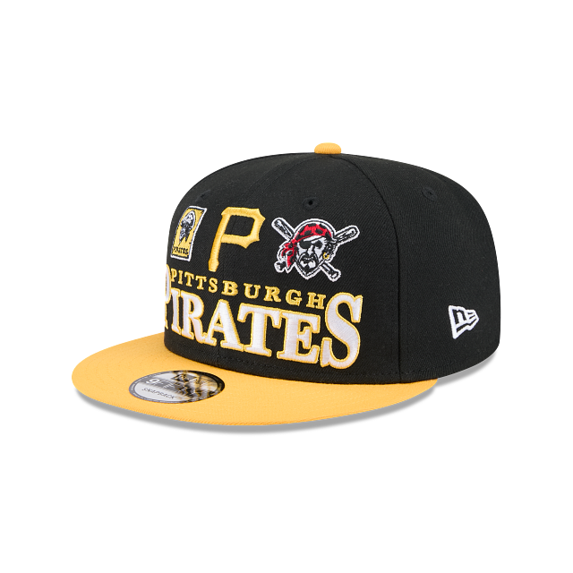 New Era Pittsburgh Pirates Archive Multi Logo 9FIFTY Snapback Hat -