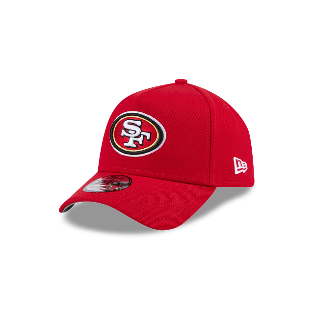 New Era San Francisco 49ers A-Frame 9FORTY Adjustable Snapback Hat-Red