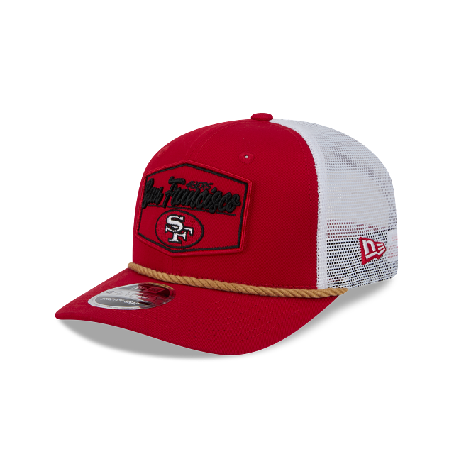 New Era San Francisco 49ers Rope 9SEVENTY Trucker Stretch-Snap Hat