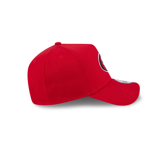 New Era San Francisco 49ers A-Frame 9FORTY Adjustable Snapback Hat-Red