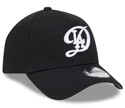 New Era Los Angeles Dodgers A-Frame 9FORTY Adjustable Hat-Black