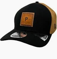 New Era Pittsburgh Pirates Debossed 9SEVENTY Stretch-Snap Trucker Hat