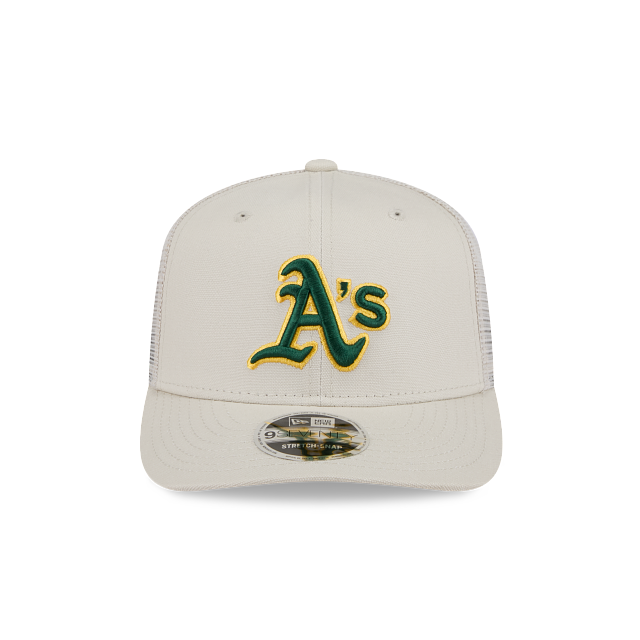 New Era Oakland Athletics Canvas 9SEVENTY Trucker Adjustable Cap