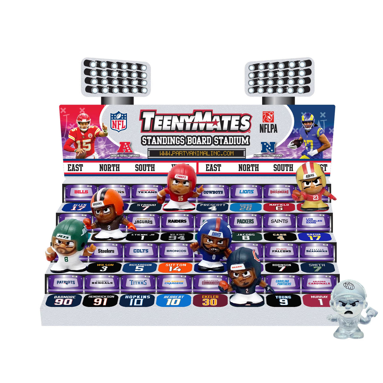 NFL TeenyMates 2025 Series 13 Collector Tin Set