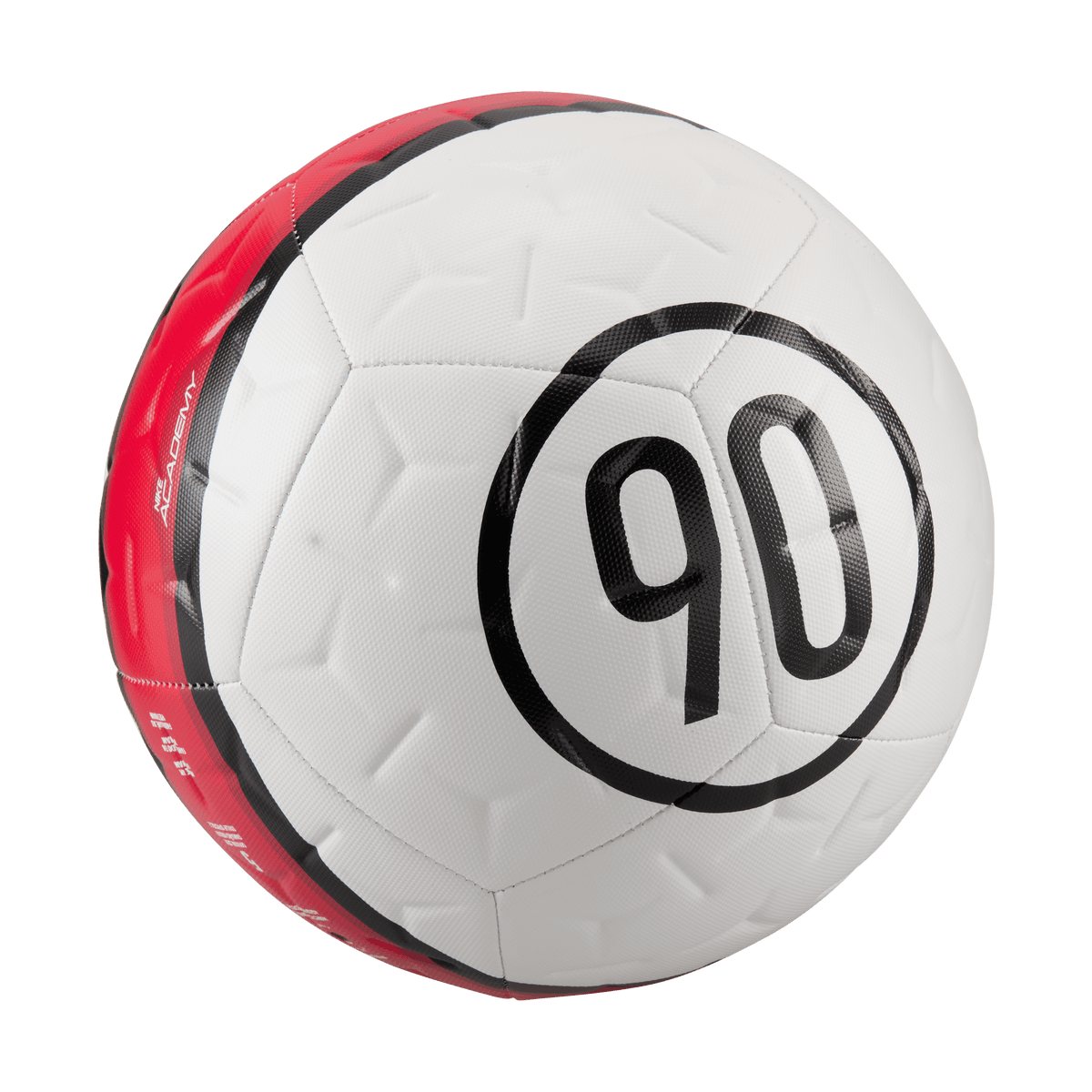 Nike Academy T90 Soccer Ball- Red/Wait/Black