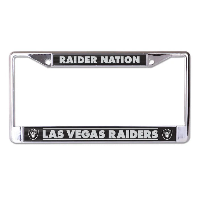 Las Vegas Raiders Metal License Plate Frame