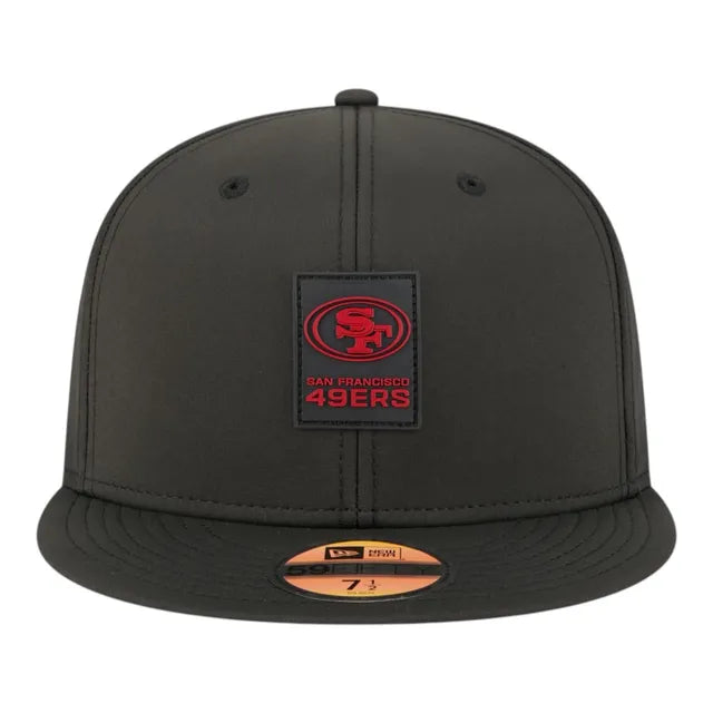 New Era San Francisco 49ERS Performance ON-FIELD Sideline 59FIFTY Fitted Hat-Black