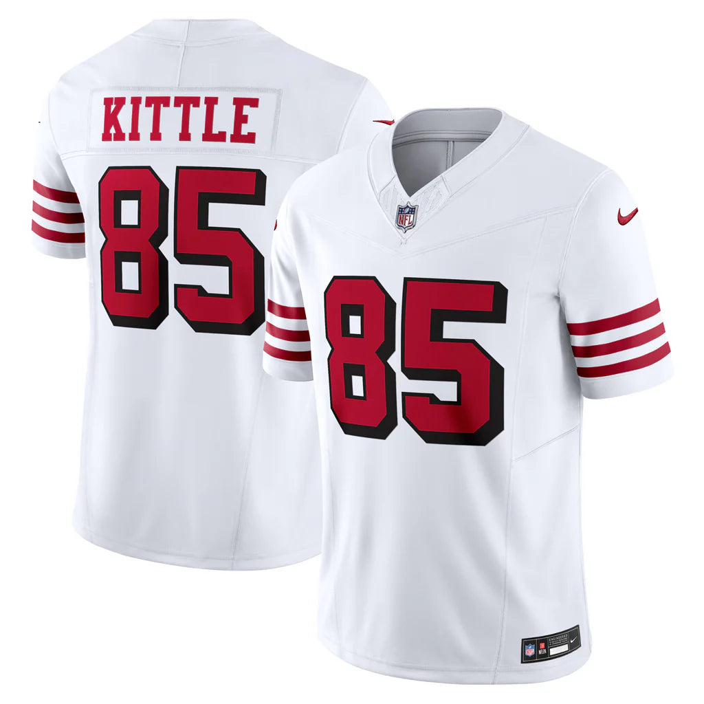 Nike San Francisco 49ers #85 Kittle Vapor F.U.S.E. Limited 2nd Alternate Jersey