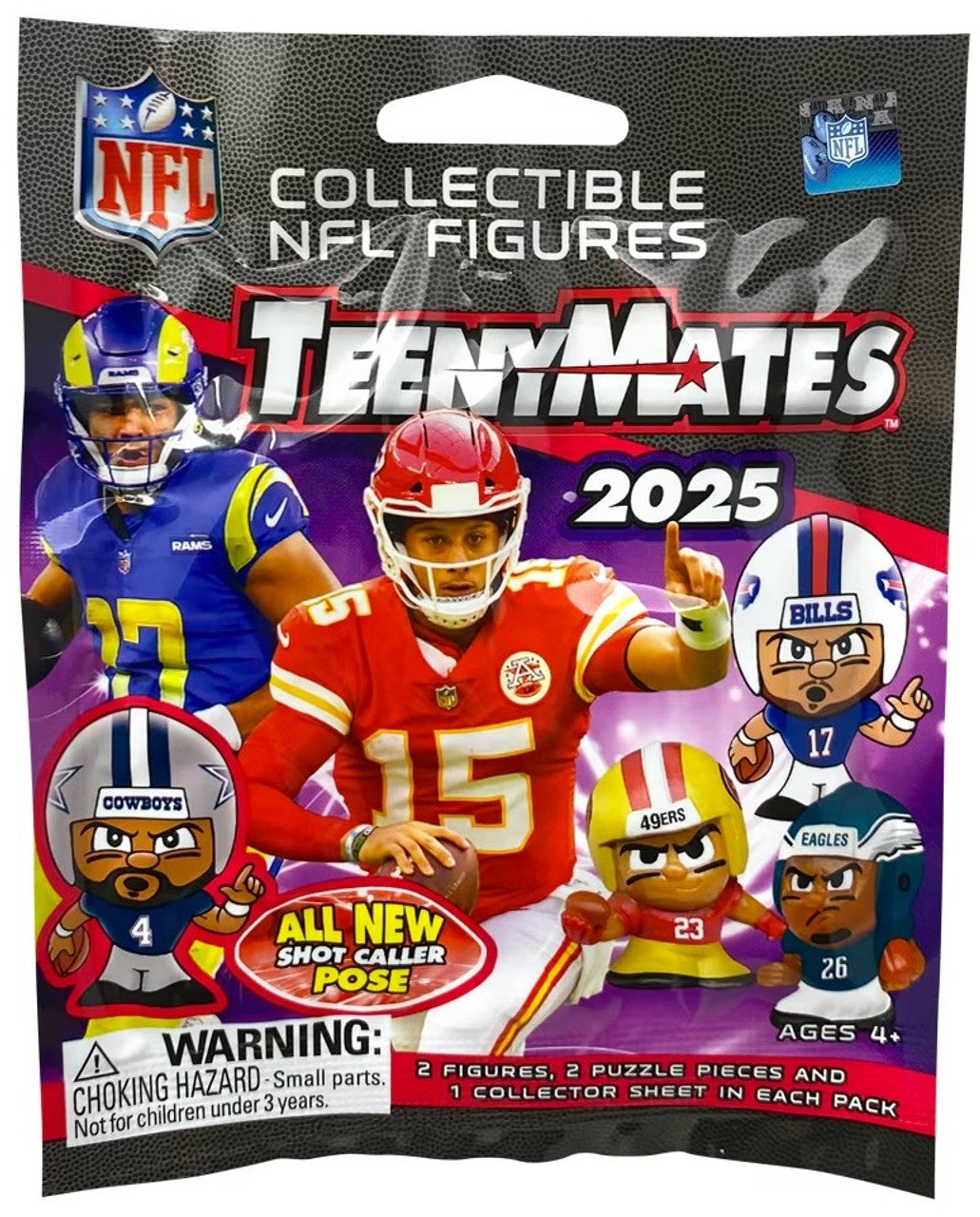 NFL TeenyMates 2024-2025 Series 13 Figurines Blind Pack