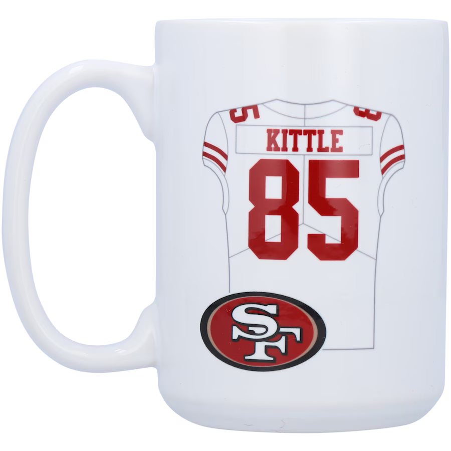 Logo Brands San Francisco 49ers George Kittle 15oz Player Mug