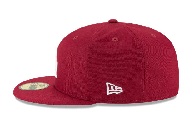 New Era Los Angeles Dodgers 2024 World Series Champions 59FIFTY Fitted Hat- Burgandy