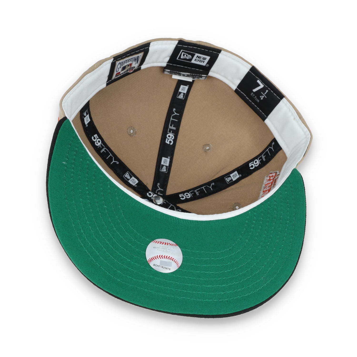 New Era San Francisco Giants "Gigantes" 1958-2008 50th Anniversary Side Patch 59FIFTY Fitted Khaki Hat