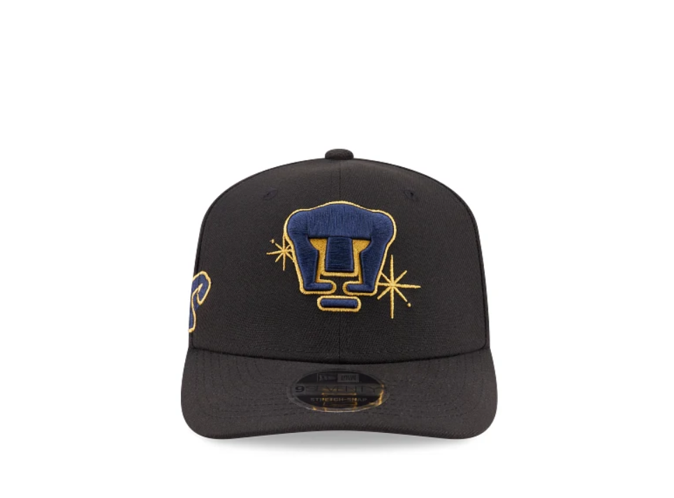 New Era Pumas UNAM 9Seventy Cap "Pumas" Side Patch Strech-Snap - Black