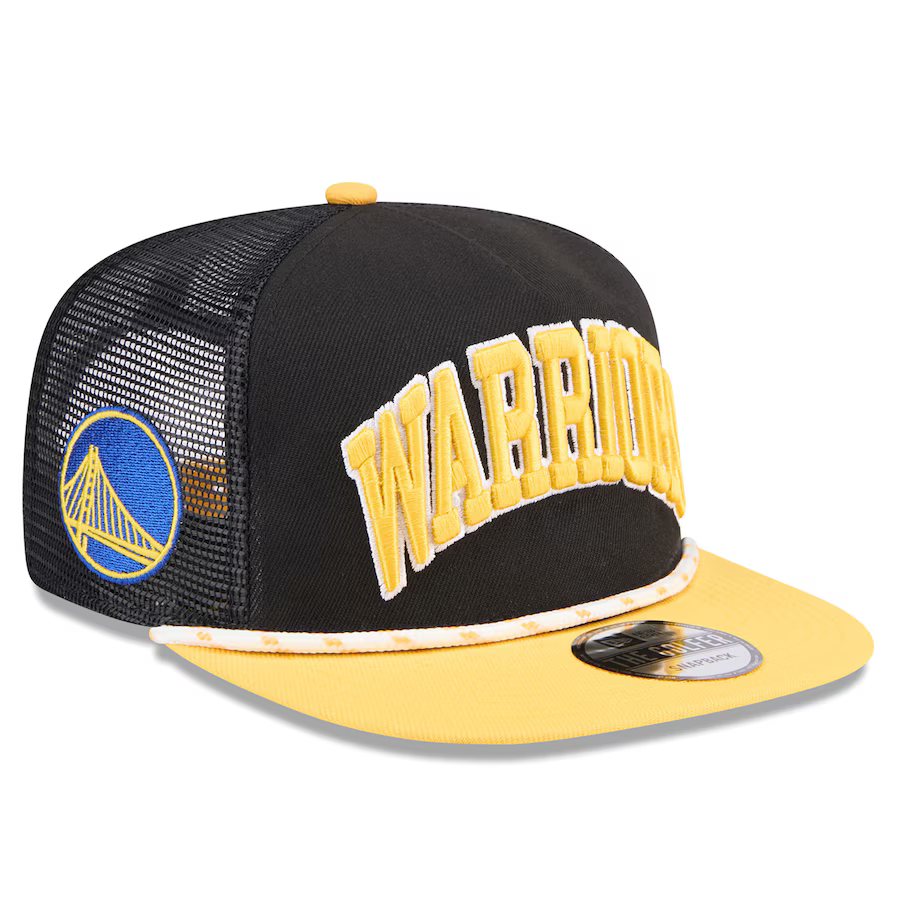 New Era Golden State Warriors Throwback The Golfer Snapback Hat