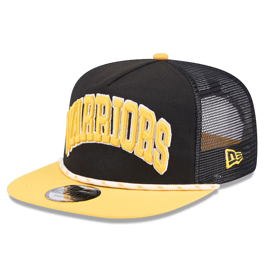 New Era Golden State Warriors Throwback The Golfer Snapback Hat