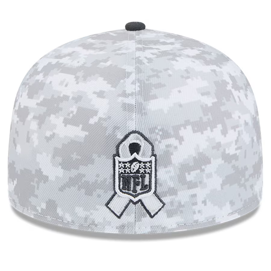 New Era Las Vegas Raiders Salute To Service 59FIFTY Fitted Hat 2024