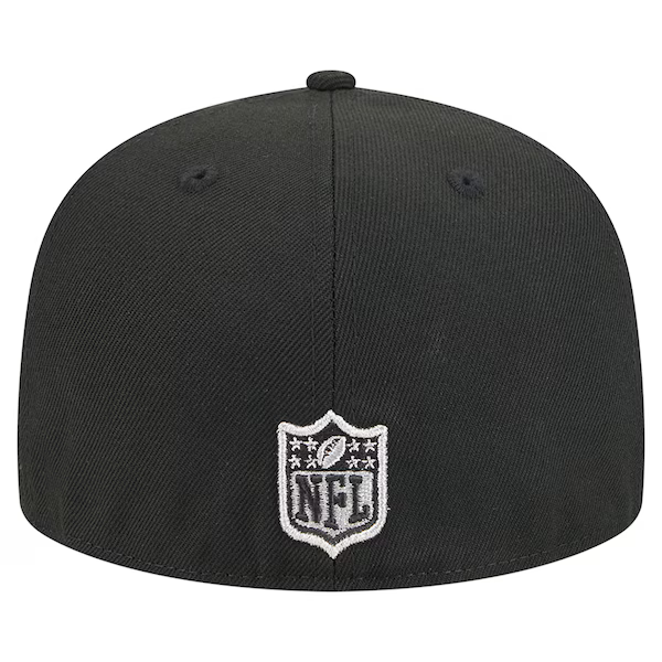 New Era Las Vegas Raiders Break 59FIFTY Fitted Hat-Black/Silver