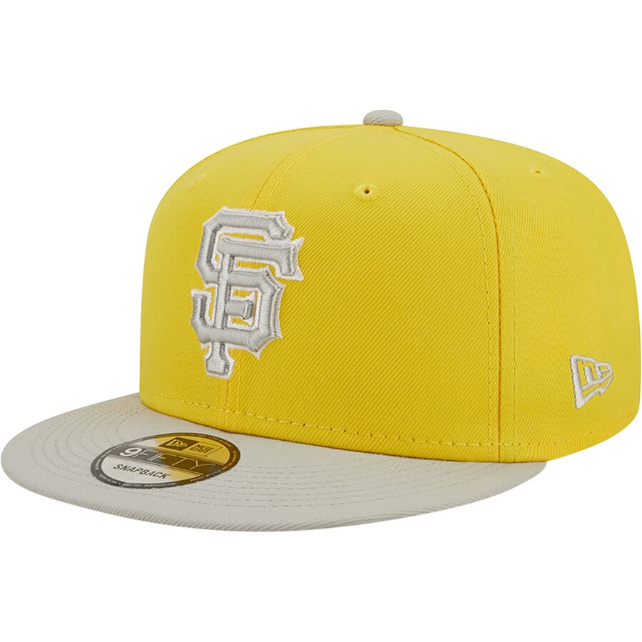 New Era San Francisco Giants 2-Tone Color Pack 9FIFTY Snapback Hat- Yellow/Grey