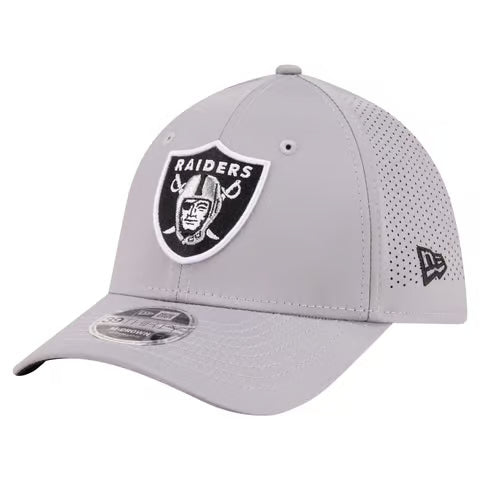 New Era Men's Las Vegas Raiders NFL 39THIRTY Hat - Grey