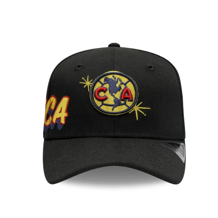 New Era Club America 9Seventy "America" Side Patch Strech-Snap - Black