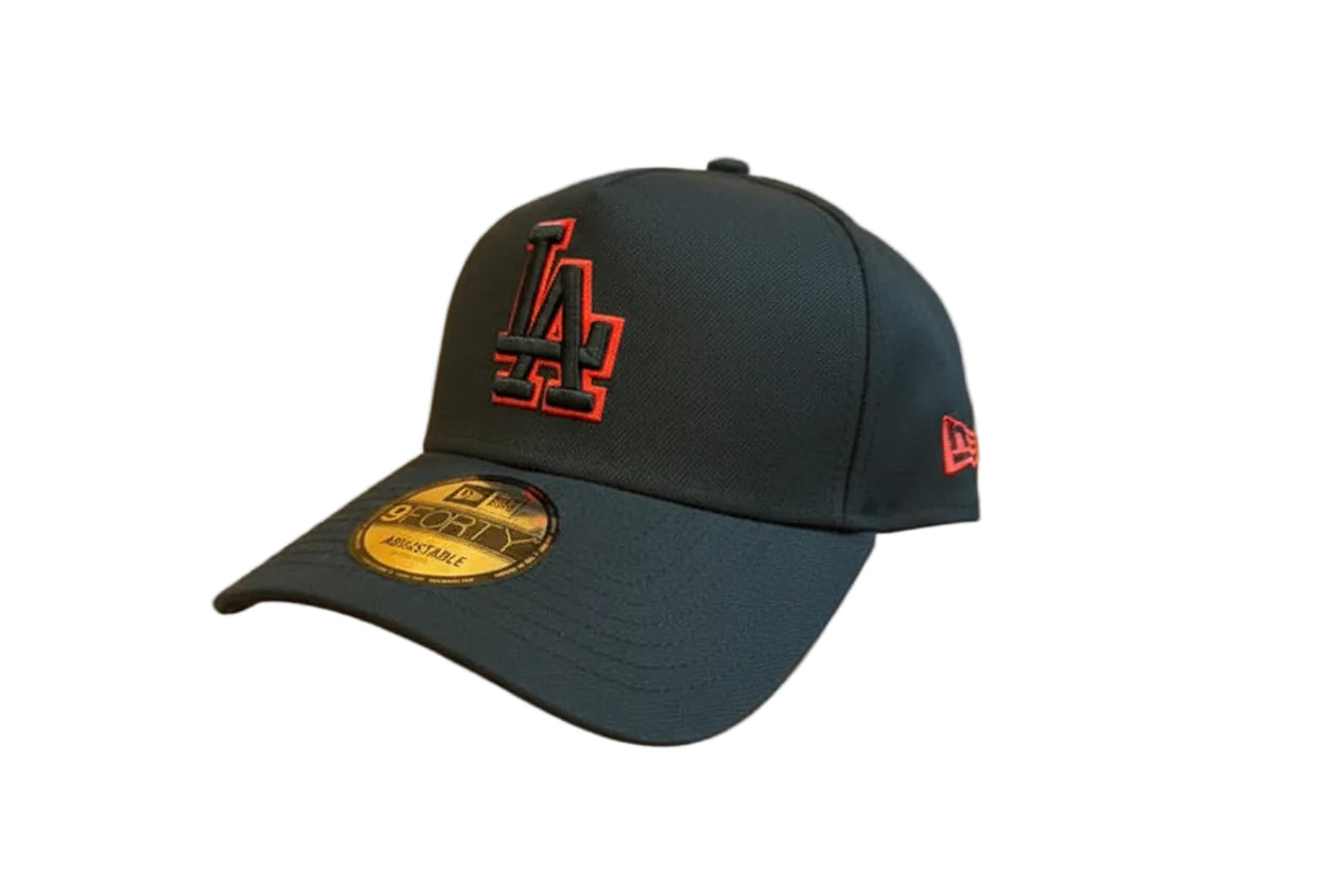 New Era Los Angeles Dodgers a frame Black/Red UV