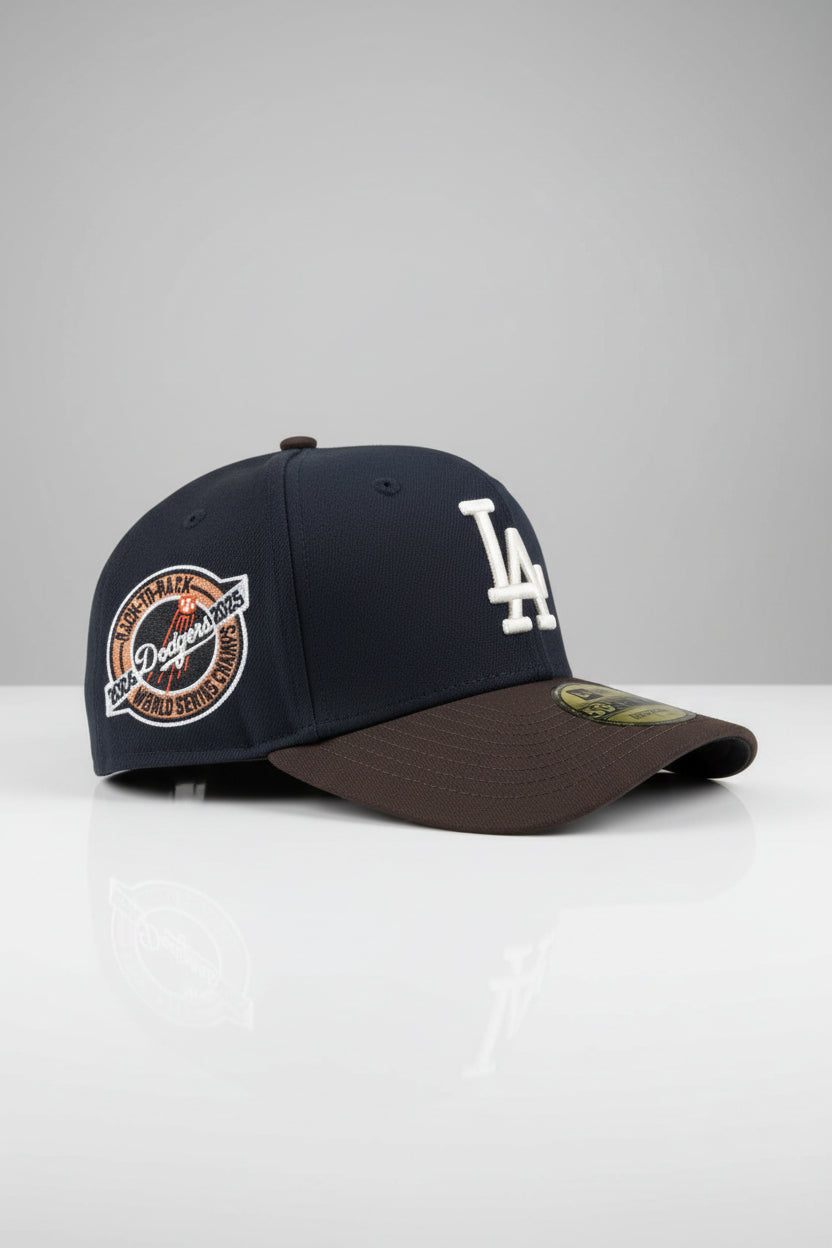 New Era Los Angeles Dodgers Black/Brown backtoback champs Forest green UV