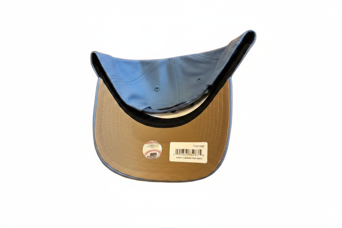 New Era Los Angeles Dodgers light blue a-frame 40th anniversary side patch camel UV