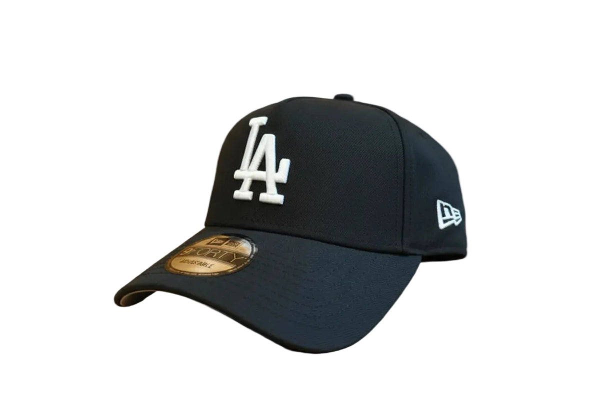 New Era Los Angeles Dodgers a frame Black/White 2025 champs patch