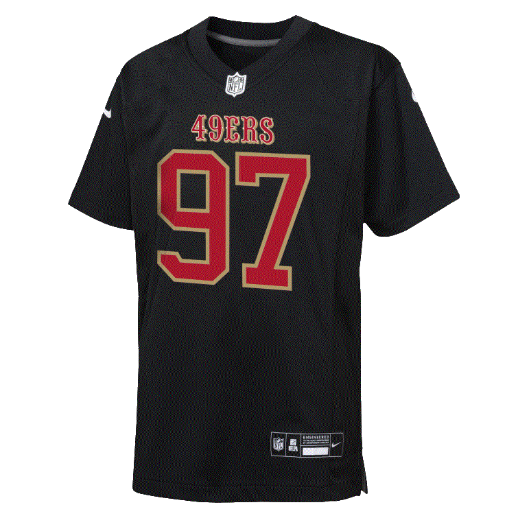 Nike Youth San Francisco 49ers "Nick Bosa #97" Player Jersey- Black